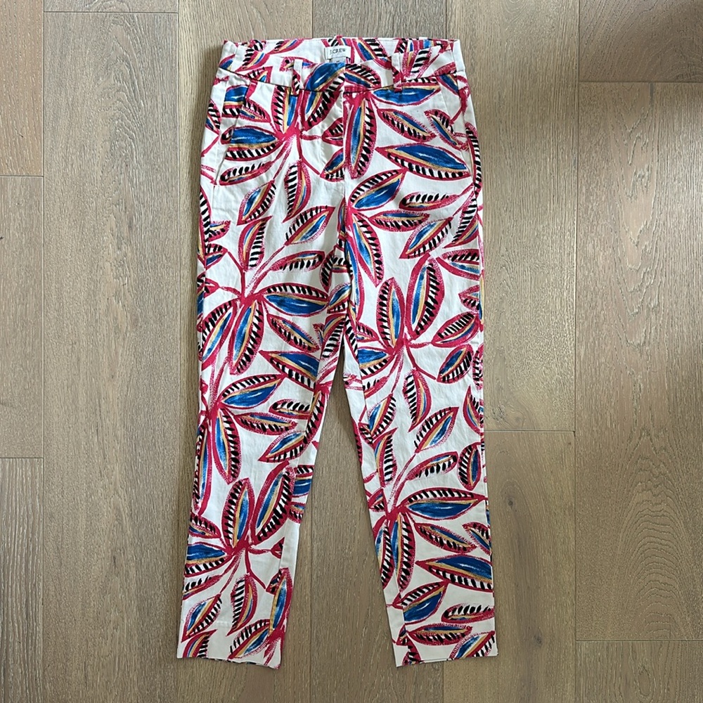 J. Crew Women's Skimmer Printed Pants